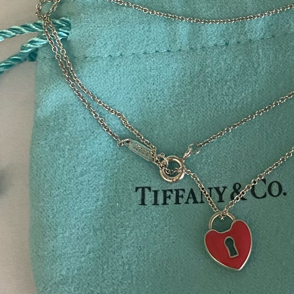 Tiffany & Co. Mini Heart Lock Necklace - Picture 7 of 9